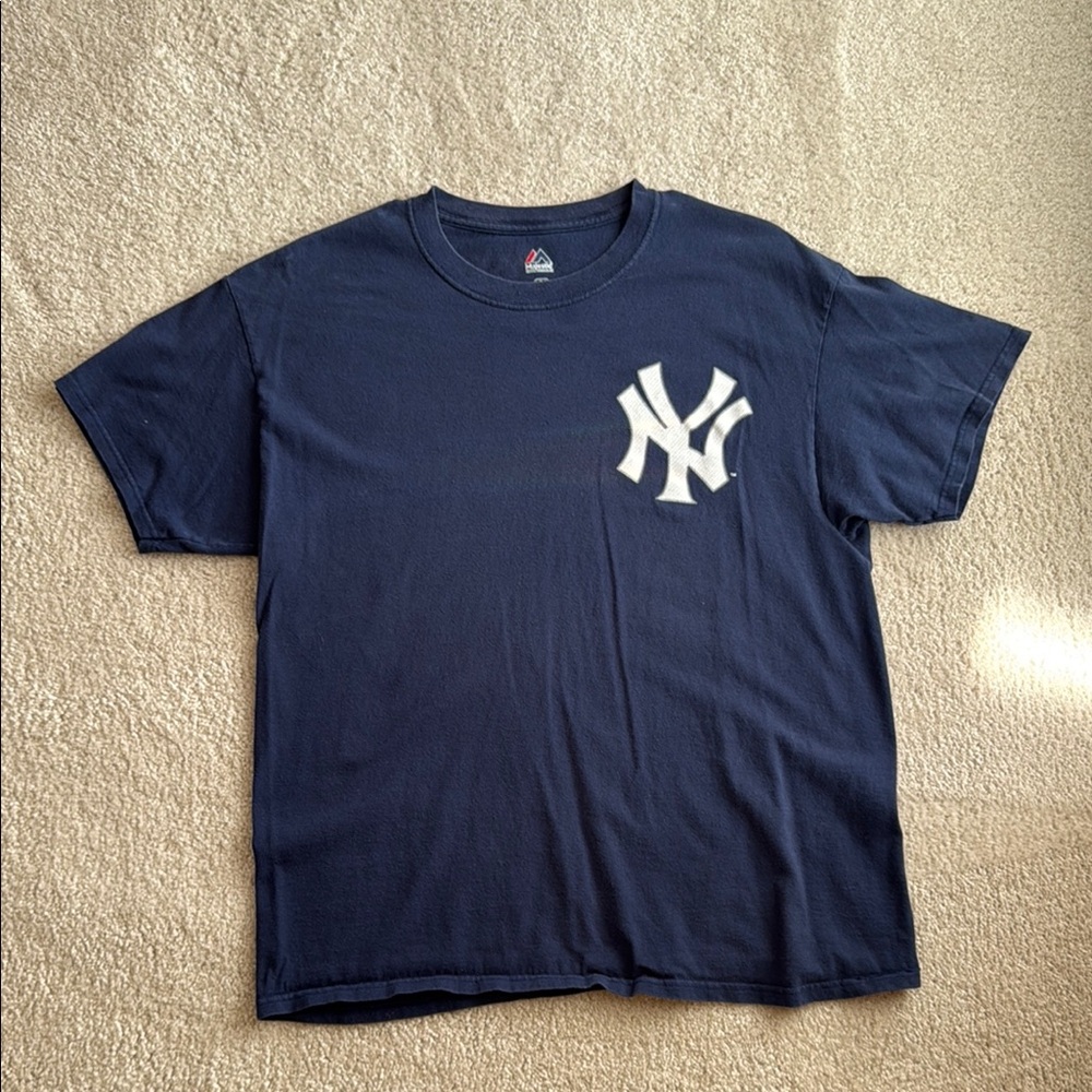 Majestic Navy Blue Short Sleeve Tee